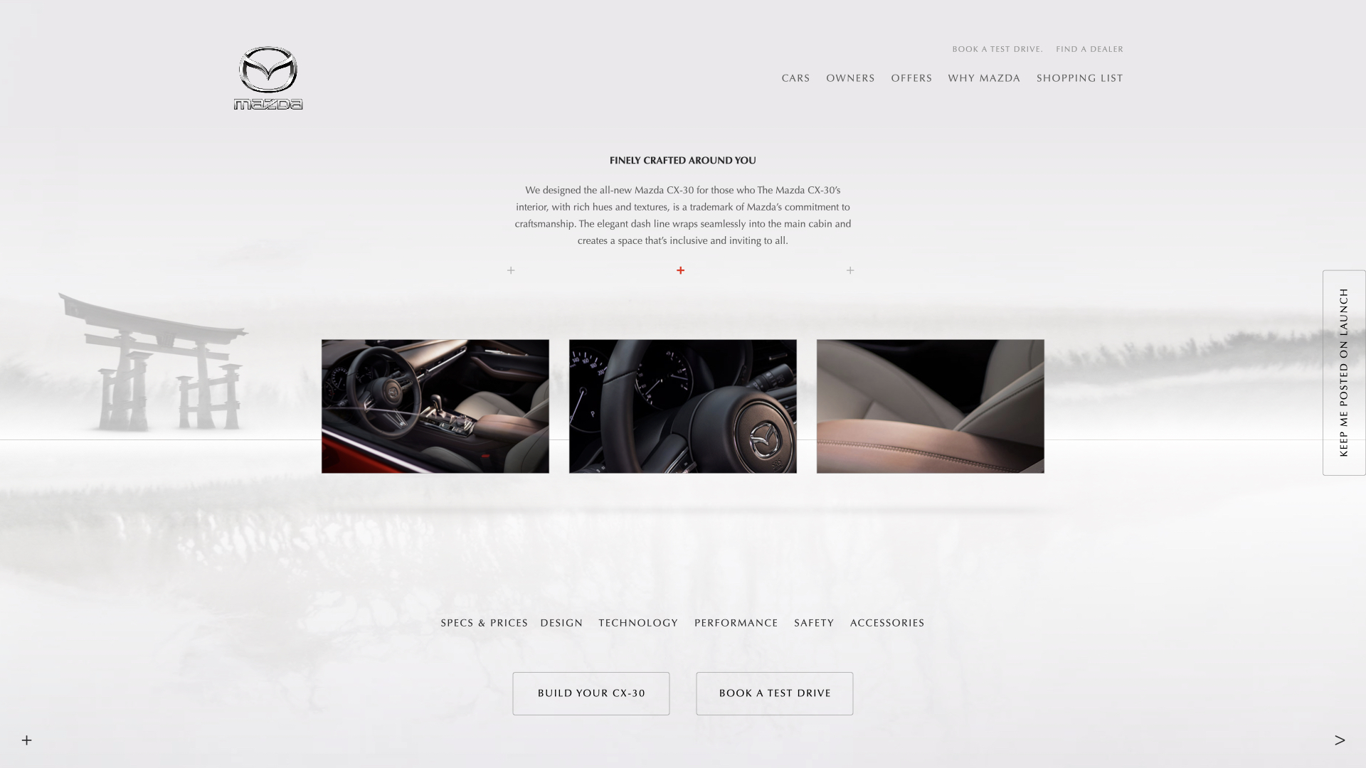 Mazda South Africa brand imagery