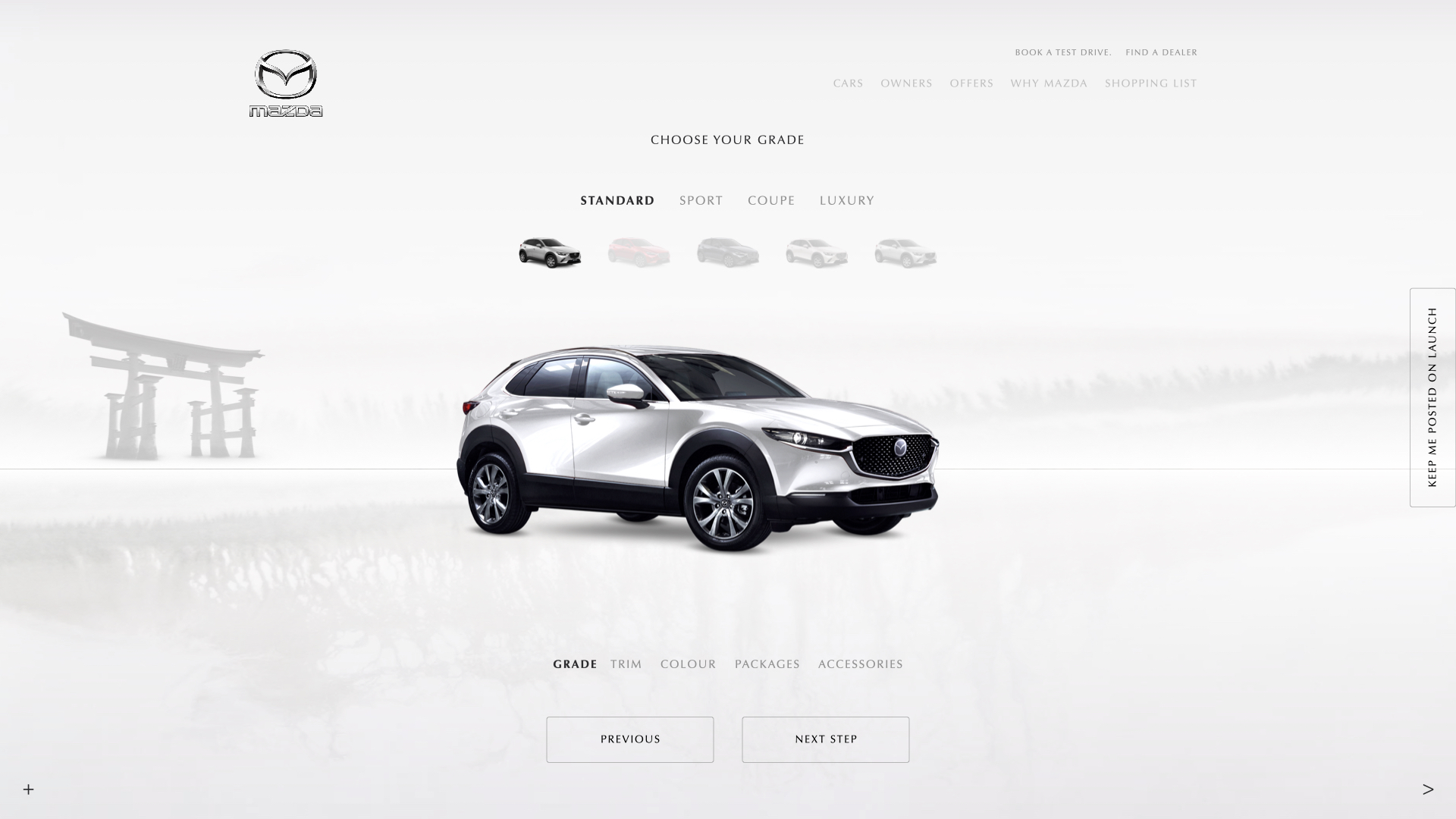 Mazda South Africa brand imagery