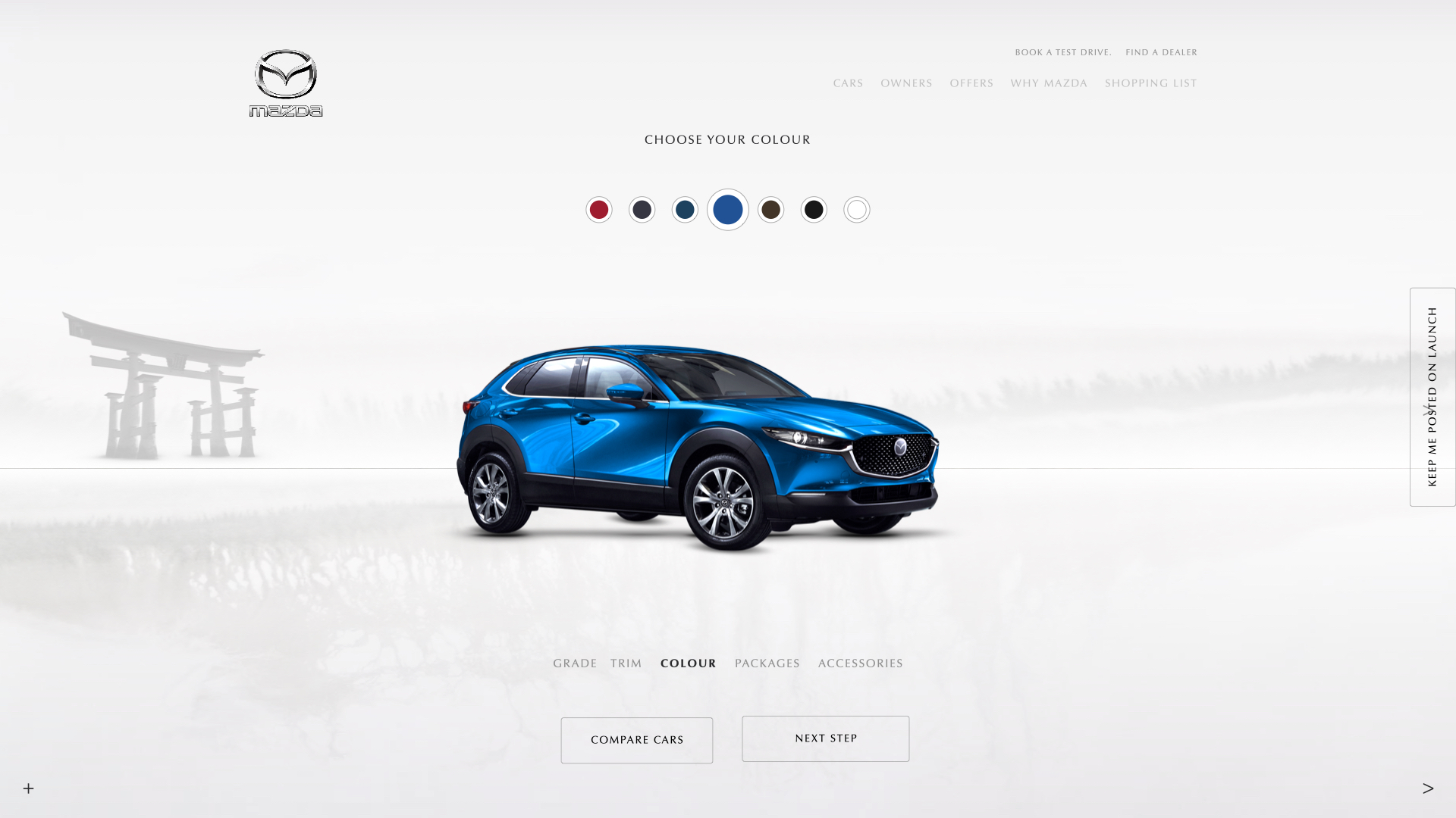 Mazda South Africa brand imagery
