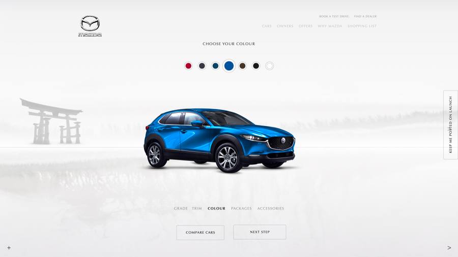 Mazda South Africa brand imagery