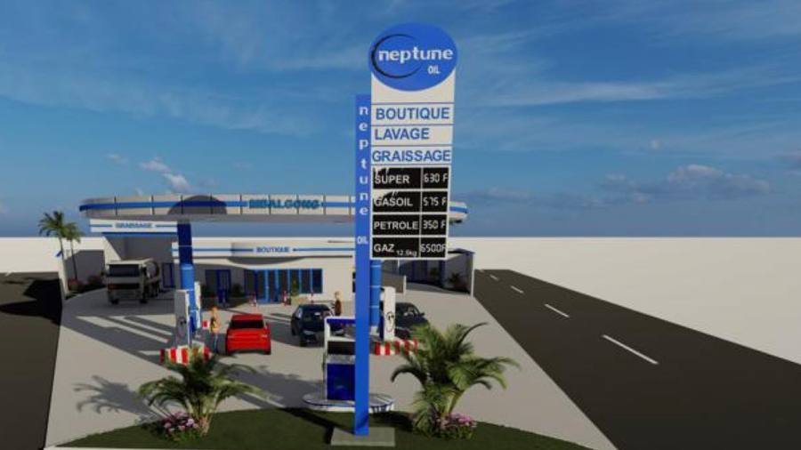 Neptune Oil brand imagery