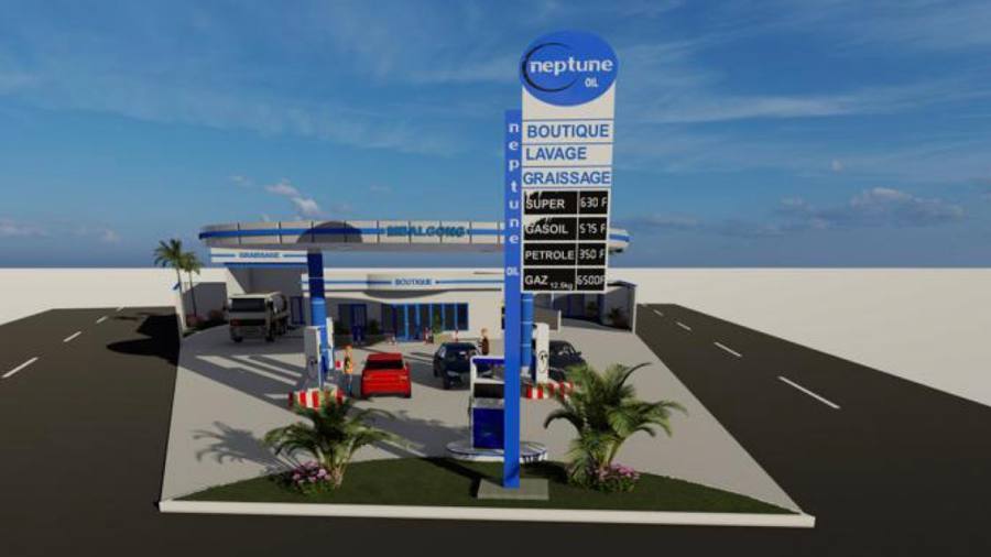 Neptune Oil brand imagery