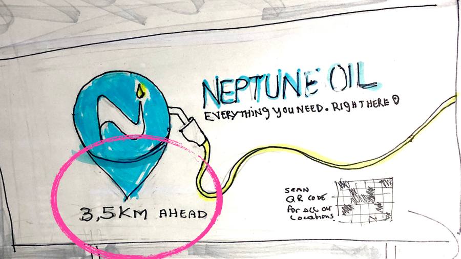 Neptune Oil brand imagery