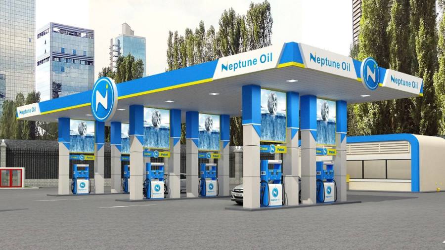 Neptune Oil brand imagery
