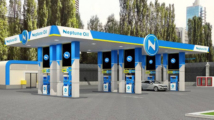 Neptune Oil brand imagery