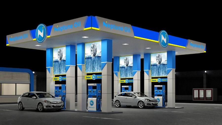 Neptune Oil brand imagery