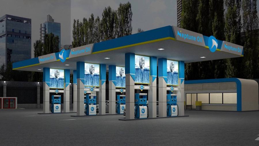 Neptune Oil brand imagery