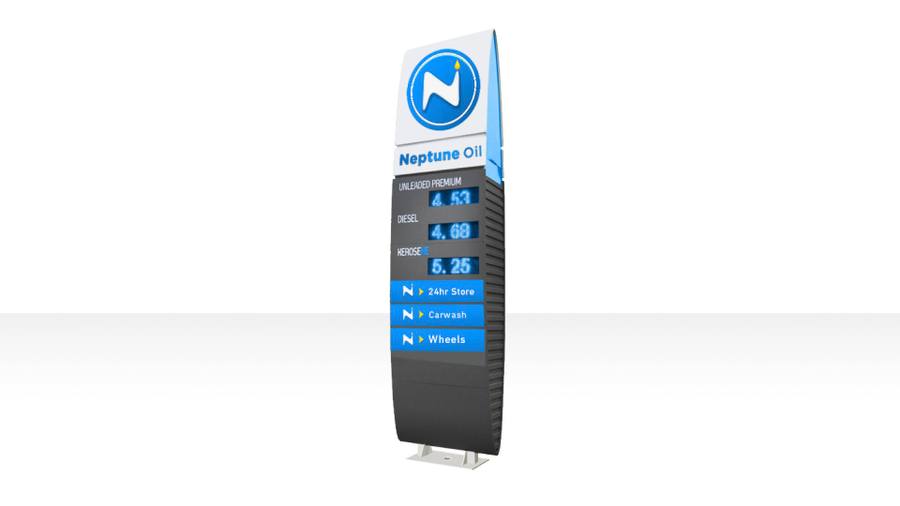 Neptune Oil brand imagery