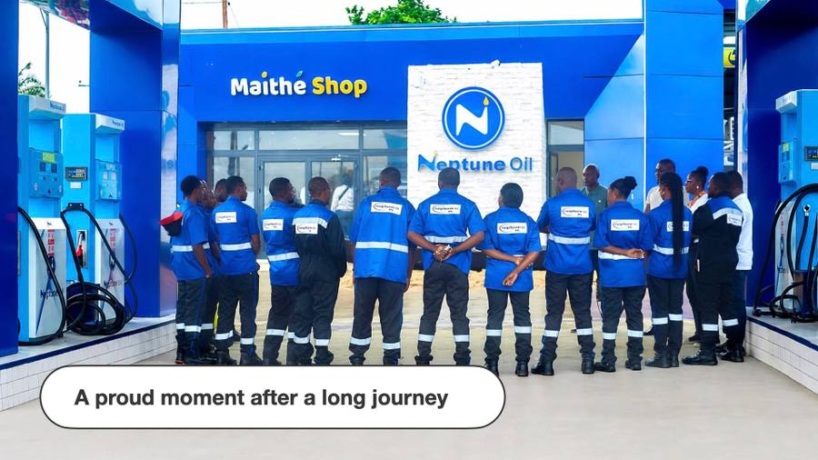 Neptune Oil brand imagery