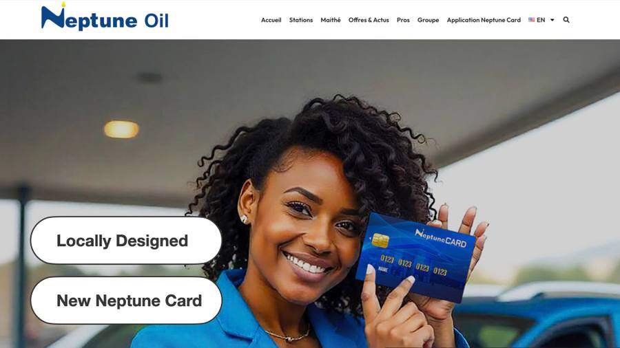 Neptune Oil brand imagery